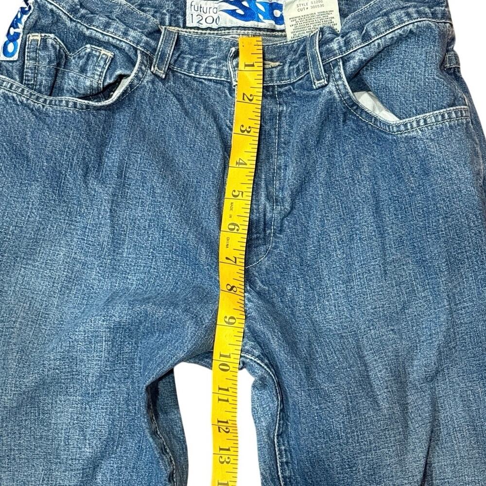 Vintage 90s JNCO Blaze S1200 Girlie Stuff Ultra Flare Jeans Size 9 USA 28x30 - Picture 11 of 15